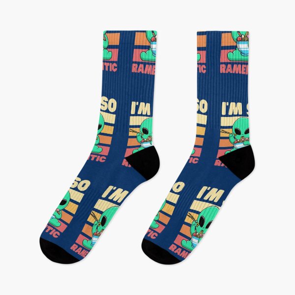 Item preview, I'm so Ramentic: Alien Loves Ramen designed and sold by Keep Smiling.
