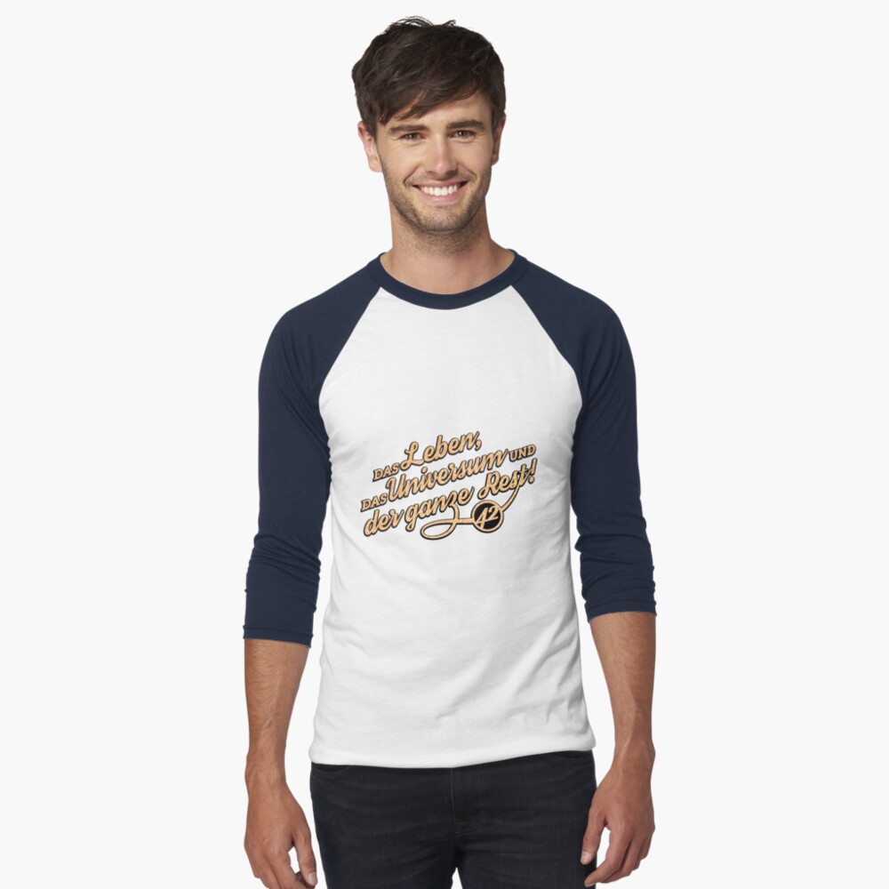 Artikel-Vorschau von Baseballshirt mit 3/4-Arm, designt und verkauft von dynamitfrosch.