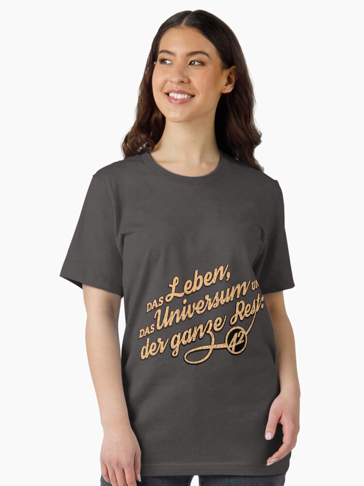 Thumbnail 2 von 7, Essential T-Shirt, Leben, Universum und der Rest designt und verkauft von dynamitfrosch.