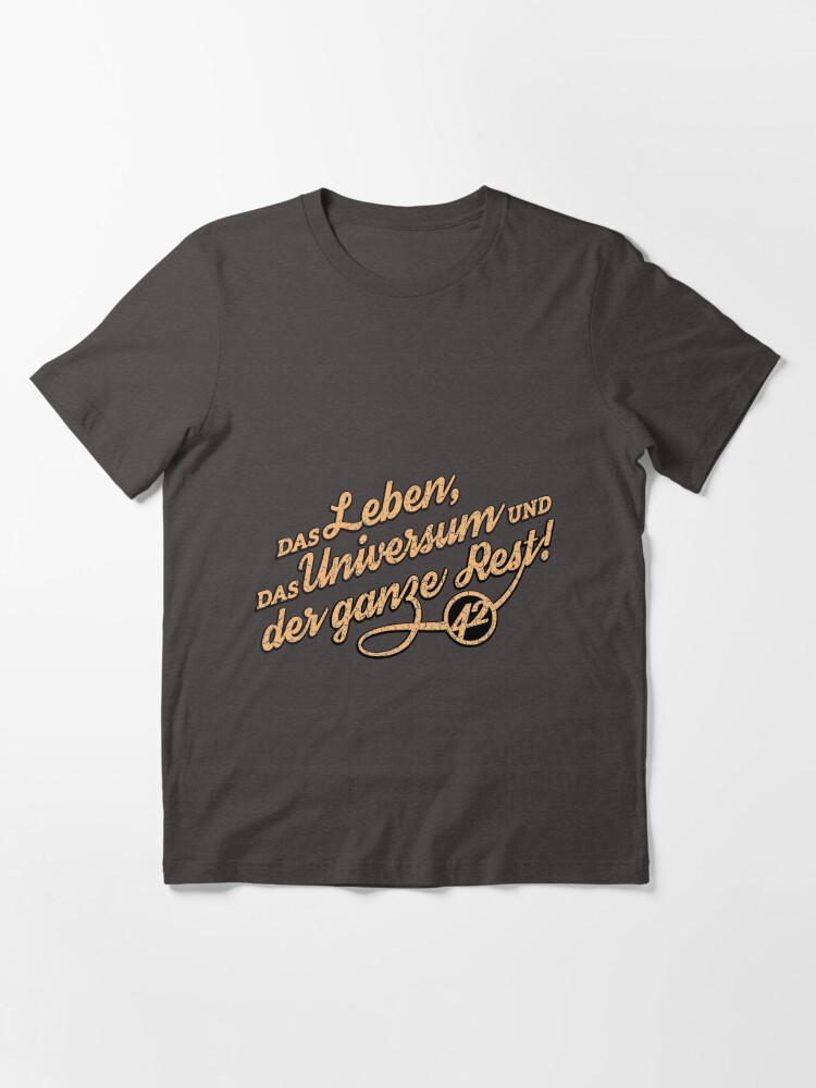 Thumbnail 3 von 7, Essential T-Shirt, Leben, Universum und der Rest designt und verkauft von dynamitfrosch.