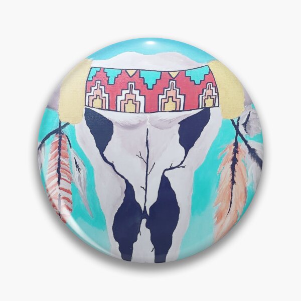 Item preview, Native Buffalo skull designed and sold by Nicholas Buffaloe.