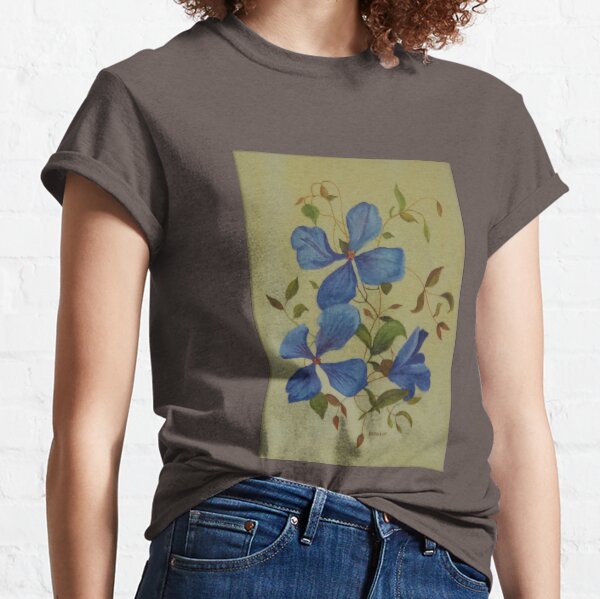 Clematis Watercolour Classic T-Shirt