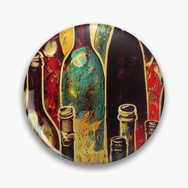 Item preview, Wine Bottles - Art Canvas - Poster designed and sold by lapart.
