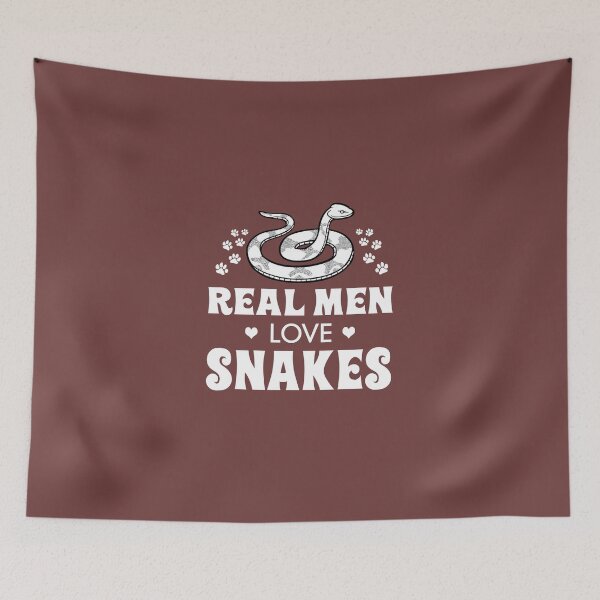 Item preview, Real Men Love Snakes  designed and sold by AlwaysAwesome.