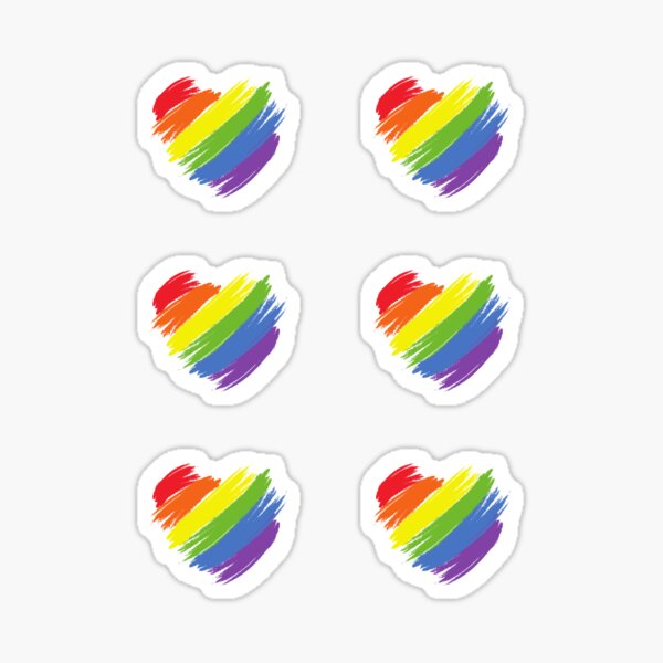 "Rainbow Pride Stickers" Sticker for Sale by KawaiiDreamland Redbubble