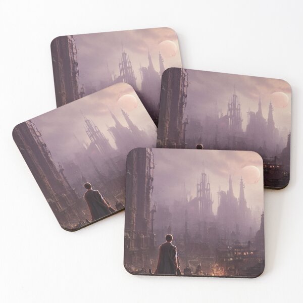Item preview, A dream of steampunk city outskirts designed and sold by WolframSilver.