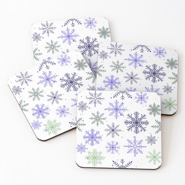 Item preview, snowflakes falling during christmas night designed and sold by huape.