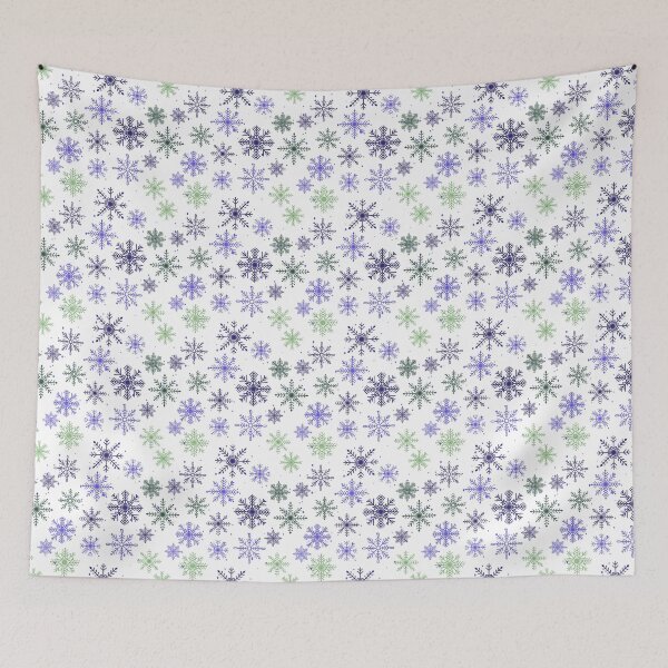 Item preview, snowflakes falling during christmas night designed and sold by huape.