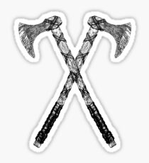 Warrior Viking Axe Sticker