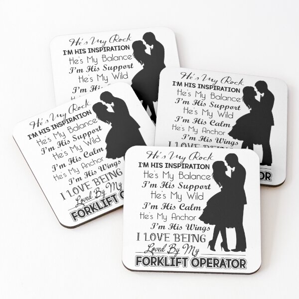Item preview, I Love Being Loved By My Forklift Operator designed and sold by UnknownArtistt.