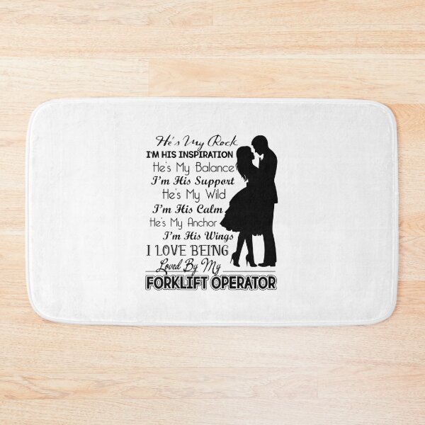 Item preview, I Love Being Loved By My Forklift Operator designed and sold by UnknownArtistt.