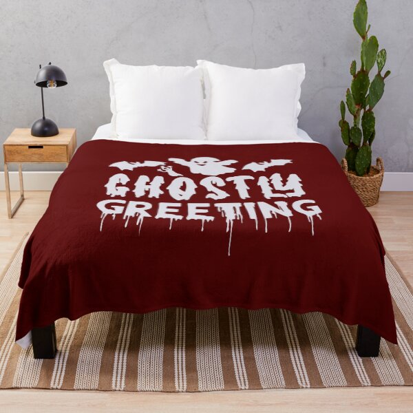 Item preview, Ghostly Greeting - Halloween Design designed and sold by NerimaxCreative.