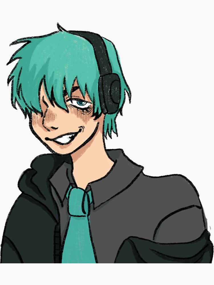 "Miku genderbend" Sticker for Sale by EqyemBlaspheme | Redbubble