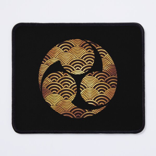 Item preview, Kobayakawa Samurai Kamon Hidari Mitsu Tomoe designed and sold by Takeda-art.