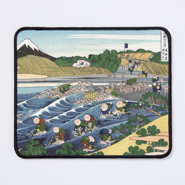 Item preview, Fuji from Kanaya on the Tokaido Highway by Katsushika Hokusai designed and sold by Takeda-art.