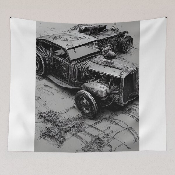 Item preview, Hotrod Boneyard #6 designed and sold by BryanWhipple.