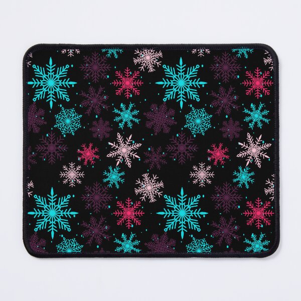 Item preview, colored snowflakes falling in winter designed and sold by huape.