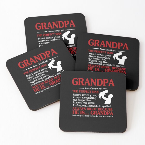 Item preview, Grandpa the perfect man funny cute happy vintage grandfather designed and sold by elizabethdawnn.