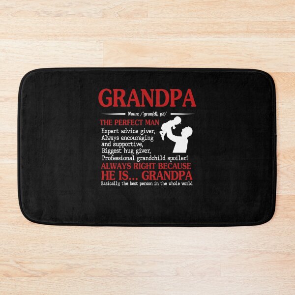 Item preview, Grandpa the perfect man funny cute happy vintage grandfather designed and sold by elizabethdawnn.