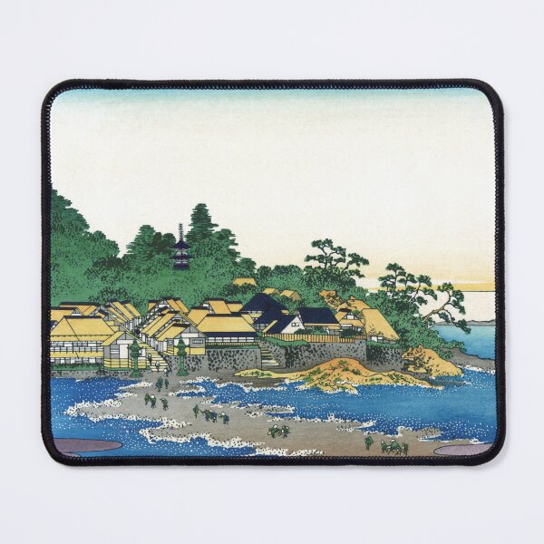 Item preview, Enoshima in Sagami Province by Katsushika Hokusai designed and sold by Takeda-art.