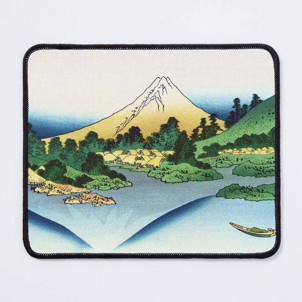 Item preview, Reflection in Lake Misaka of Kai Province by Katsushika Hokusai designed and sold by Takeda-art.