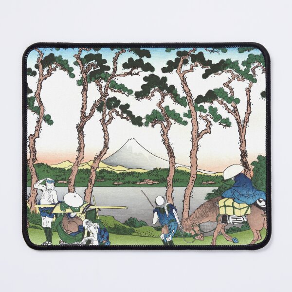 Item preview, Hodogaya on the Tokaido Highway by Katsushika Hokusai designed and sold by Takeda-art.