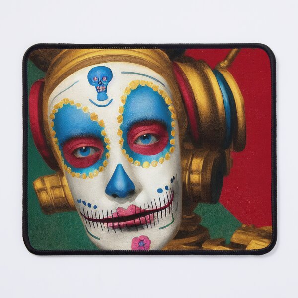 Item preview, Retro colorful catrina designed and sold by Omar Lopez-Rincon.