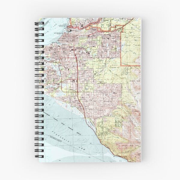 Item preview, Anchorage Alaska Map (1994) designed and sold by BravuraMedia.