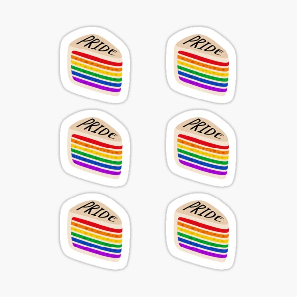 "Rainbow Pride Stickers" Sticker for Sale by KawaiiDreamland Redbubble