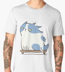 Speed Demon - Skateboarding Kitty Cat Men's Premium T-Shirt