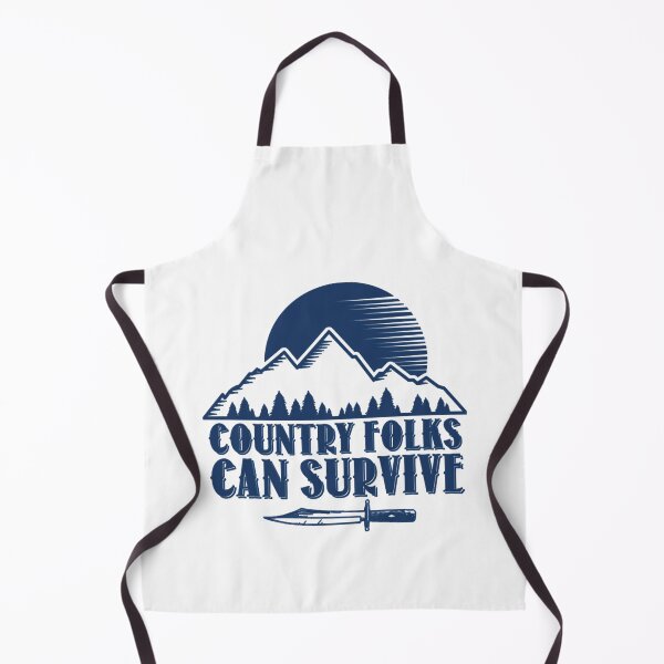 Item preview, Country Folks can survive designed and sold by Salihhocker.