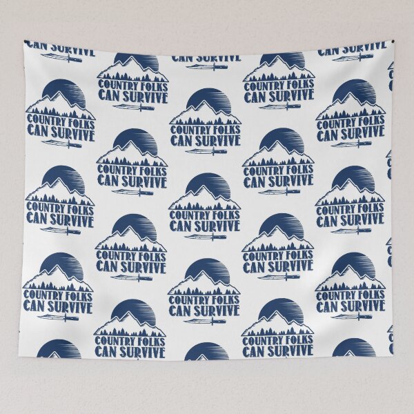 Item preview, Country Folks can survive     designed and sold by Salihhocker.