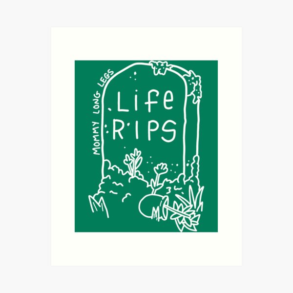 mommy long legs life rips  Art Print for Sale by amberluvsbugs