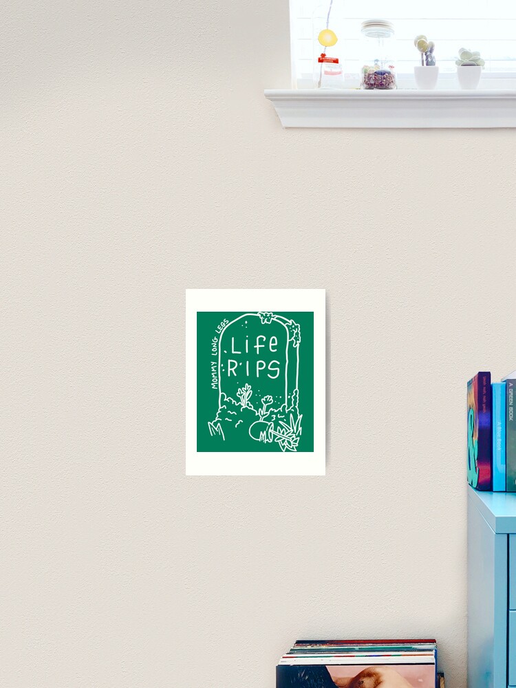 mommy long legs life rips  Art Print for Sale by amberluvsbugs