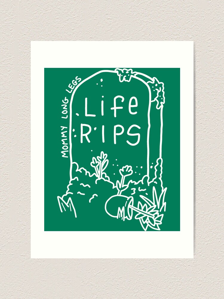 mommy long legs life rips  Art Print for Sale by amberluvsbugs