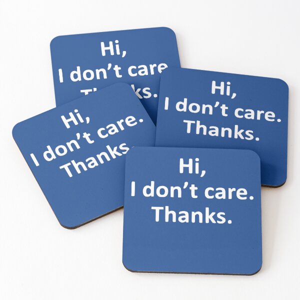 Item preview, I don’t care designed and sold by Gonkpoke.