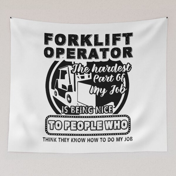 Item preview, Forklift Operator The Hardest Part Of My Job Is Being Nice designed and sold by UnknownArtistt.