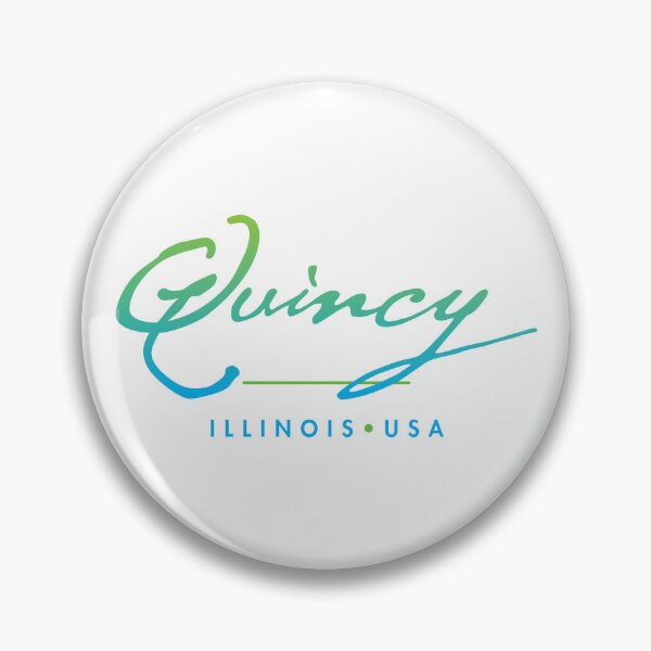 Item preview, Quincy Illinois Typographic Design designed and sold by Futurebeachbum.