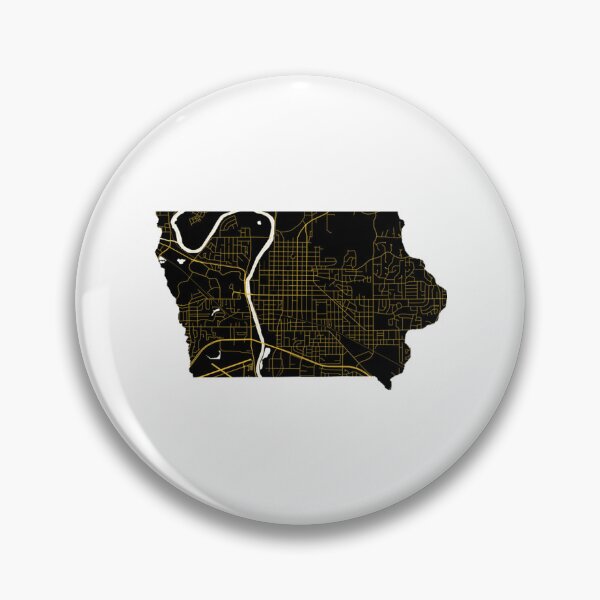 Item preview, Iowa City Map State Outline   designed and sold by Bermudezstephan.