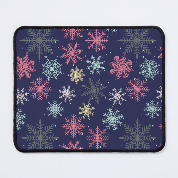 Item preview, colored snowflakes falling in winter designed and sold by huape.