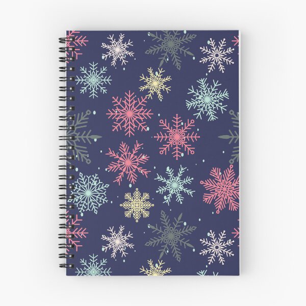 Item preview, colored snowflakes falling in winter designed and sold by huape.