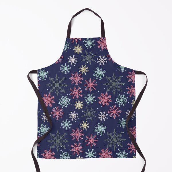 Item preview, colored snowflakes falling in winter designed and sold by huape.