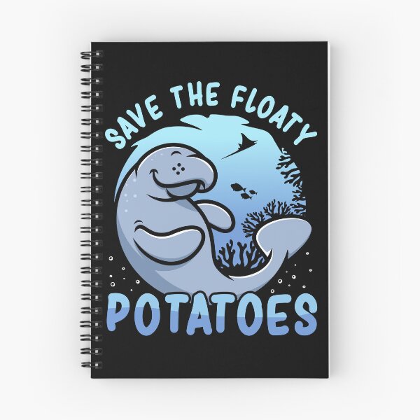 Item preview, Manatee Save The Floaty Potatoes Cute designed and sold by Rich-Bogus.