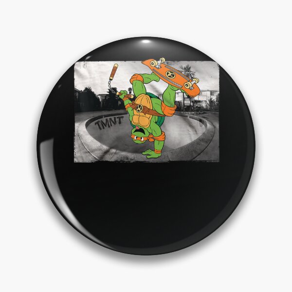 Item preview,  turtles michelangelo skating designed and sold by SonkeFleischman.