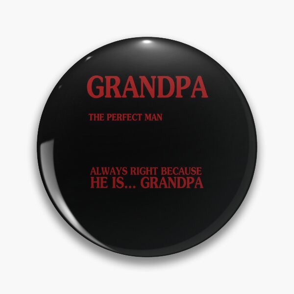 Item preview, Grandpa the perfect man funny cute happy vintage grandfather designed and sold by elizabethdawnn.