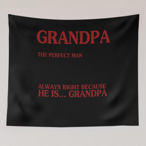 Item preview, Grandpa the perfect man funny cute happy vintage grandfather designed and sold by elizabethdawnn.