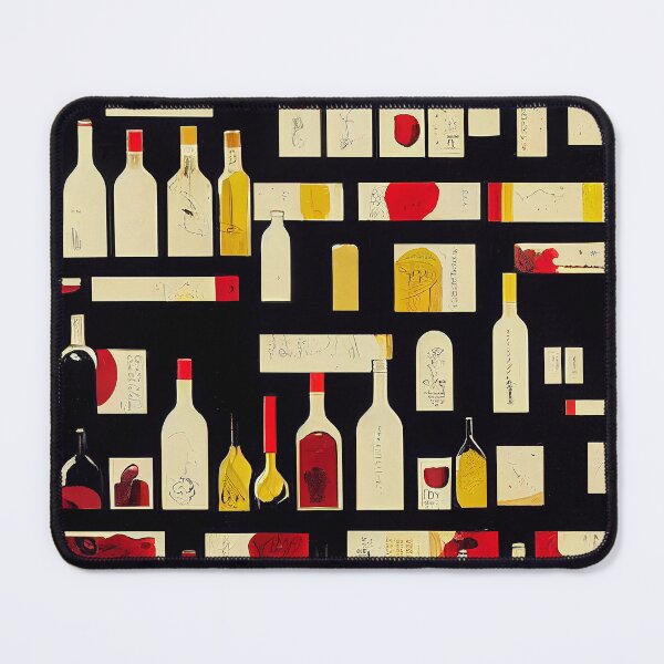 Item preview, Bottles - Wall of Bottles - Wine - Restaurant Art - Bar Art (Number 2) designed and sold by lapart.