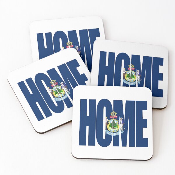 Item preview, Maine Home - State Flag designed and sold by DonDota.