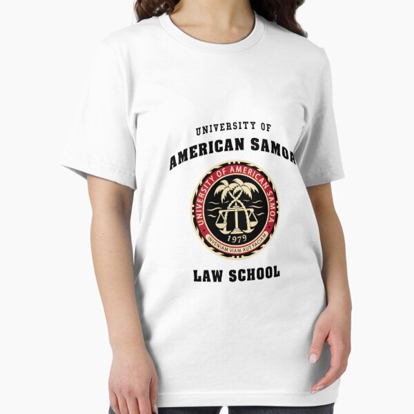 Vista previa del artículo con la obra «BCS - Facultad de Derecho de la Universidad de Samoa Americana», diseñado y vendido por WARDBRIGGERMAN.
