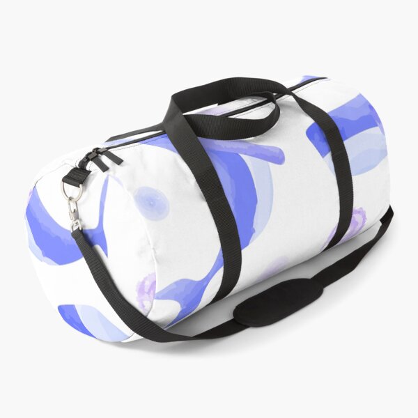 Whale watercolor pattern Duffle Bag